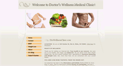 Desktop Screenshot of drswellnessclinic.com